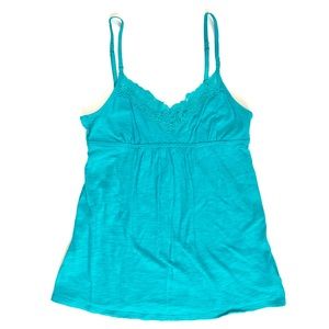 Turquoise Casual Tank